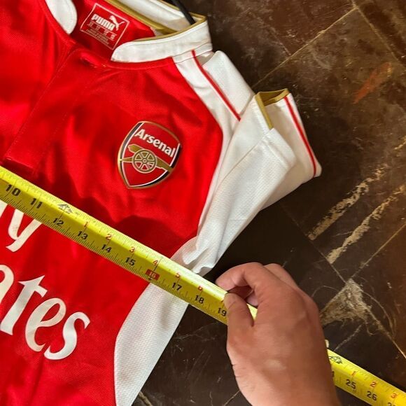 ARSENAL 2014 2015 HOME SHIRT JERSEY PUMA SIZE XS MEN #17 ALEXIS SANCHEZ - Picture 13 of 13